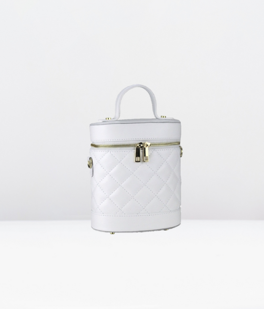 GIA BUCKET BAG IN WHITE