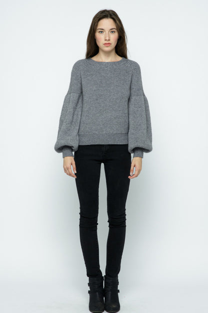 XIA BOAT NECK SWEATER