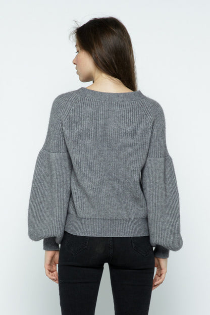 XIA BOAT NECK SWEATER