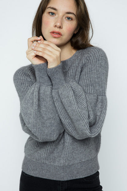 XIA BOAT NECK SWEATER