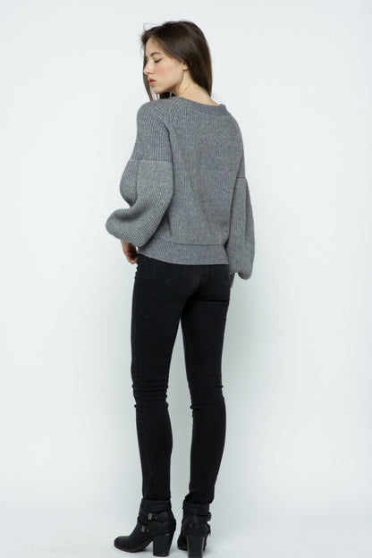 XIA BOAT NECK SWEATER